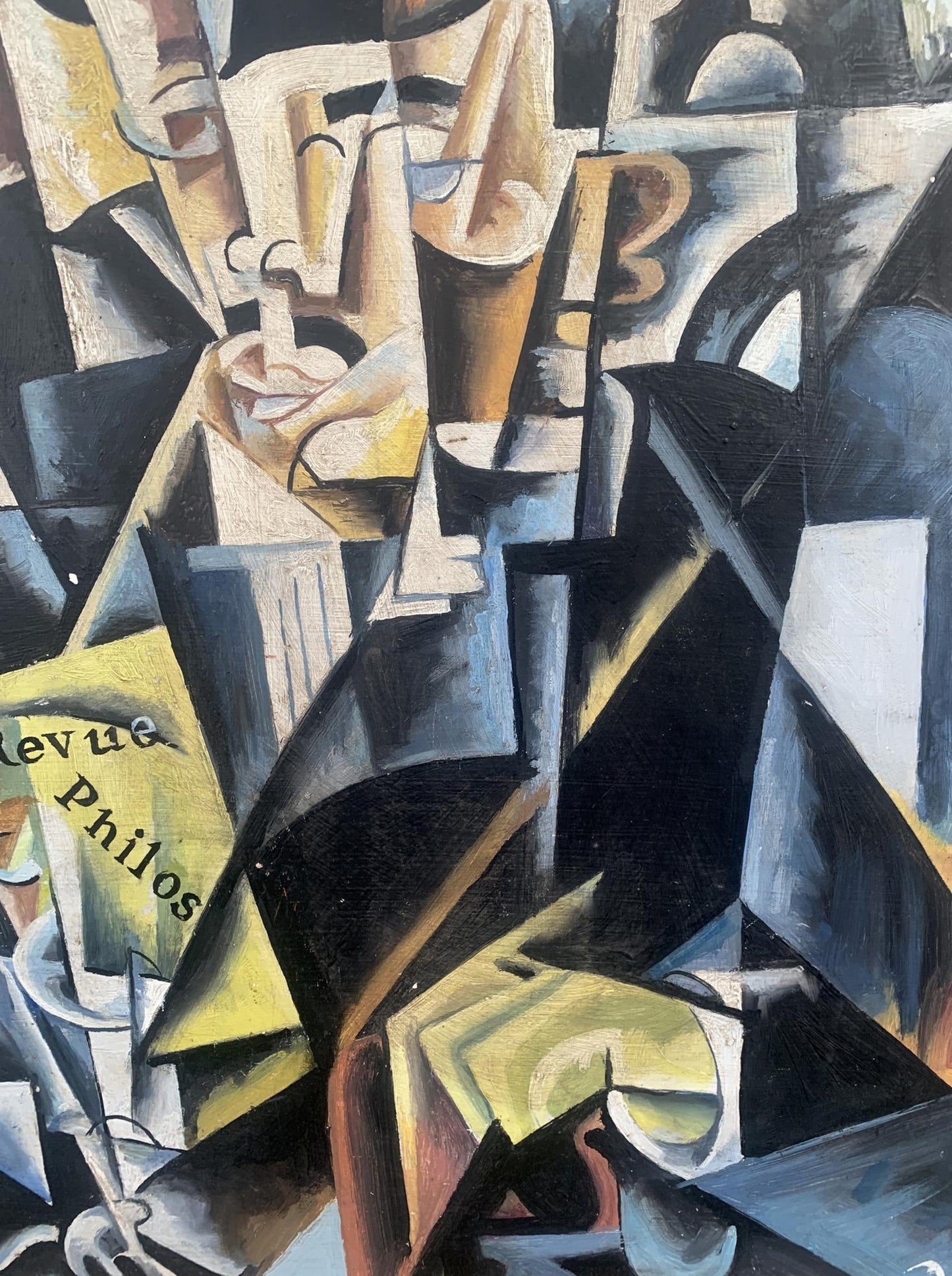 Abstract oil painting Business man V. Konotopsky