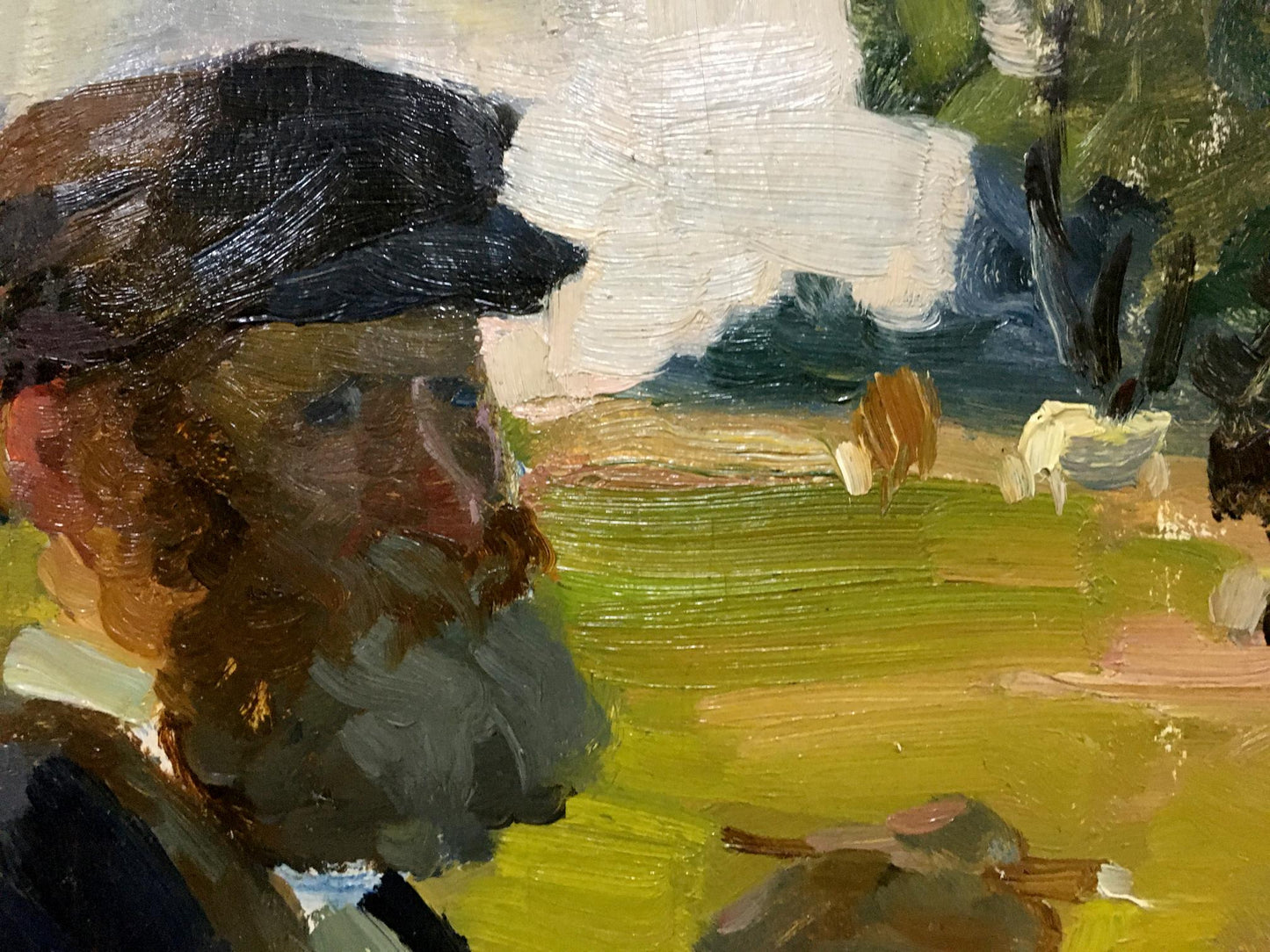 Oil painting Shepherd Yablokov Anatoly Ivanovich