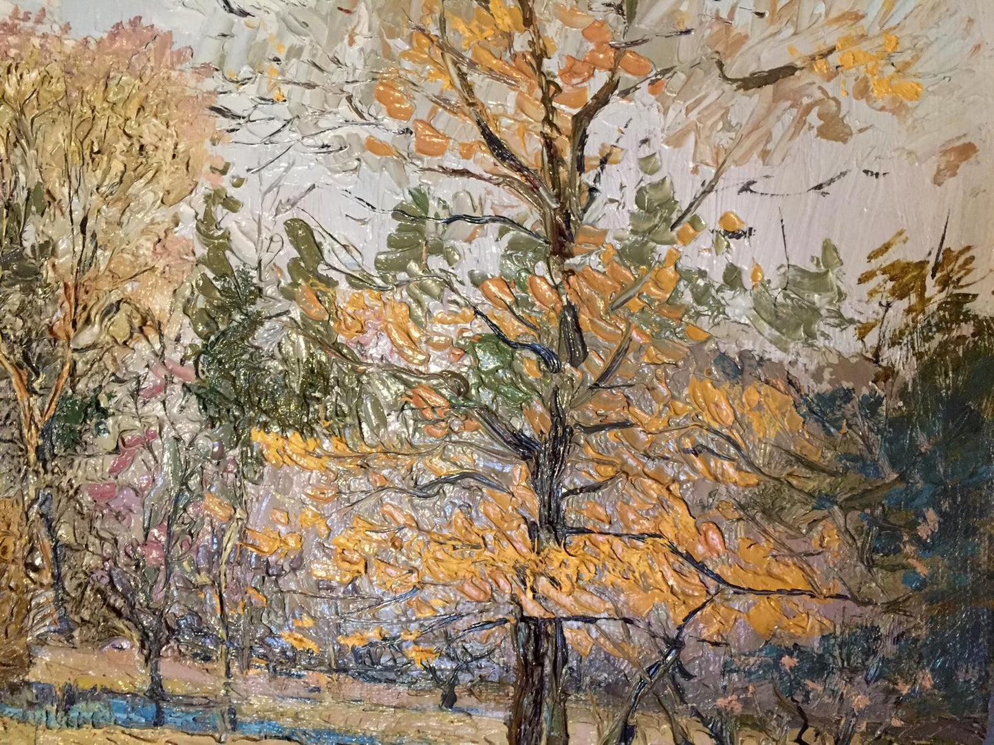Oil painting Spring forest Zaretskaya-Grigoriev Maya