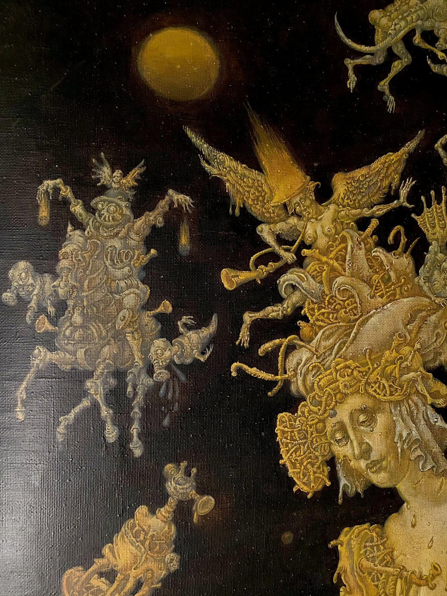 Oil painting 20th century apocalypse. Maria Litvinov Oleg Arkad'yevich