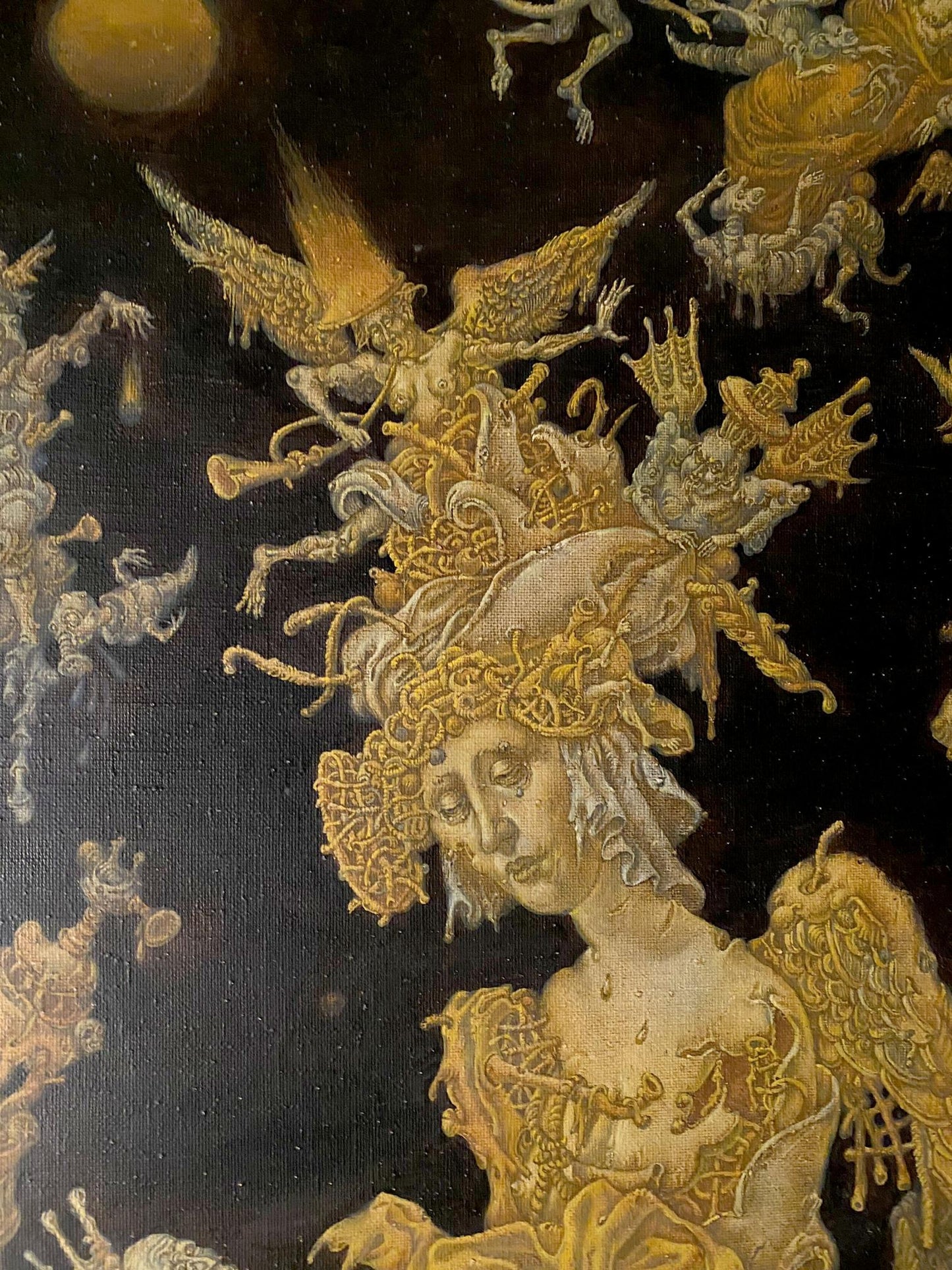 Oil painting 20th century apocalypse. Maria Litvinov Oleg Arkad'yevich