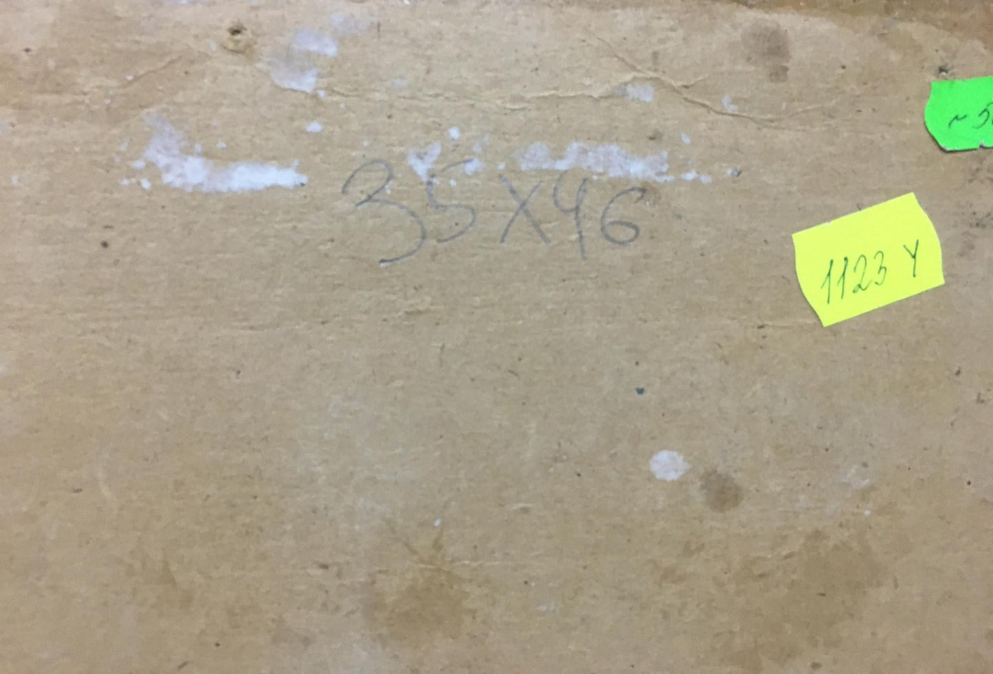 Oil painting Boat mooring