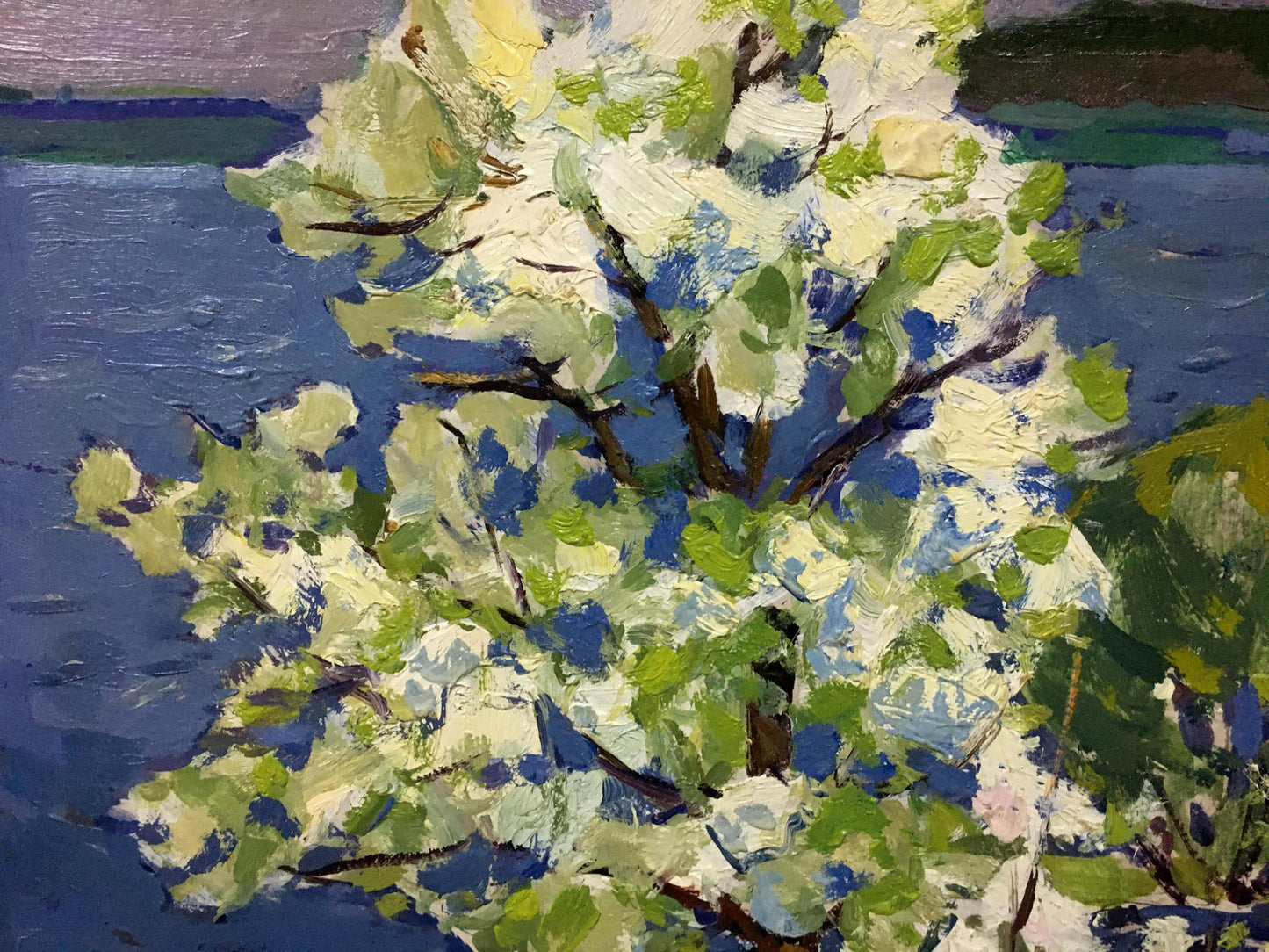 Oil painting Spring in Sednev Potapenko Andrey Ilyich