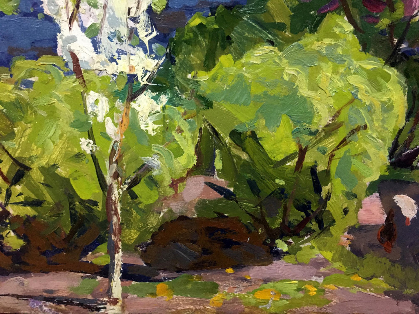 Oil painting Spring in Sednev Potapenko Andrey Ilyich