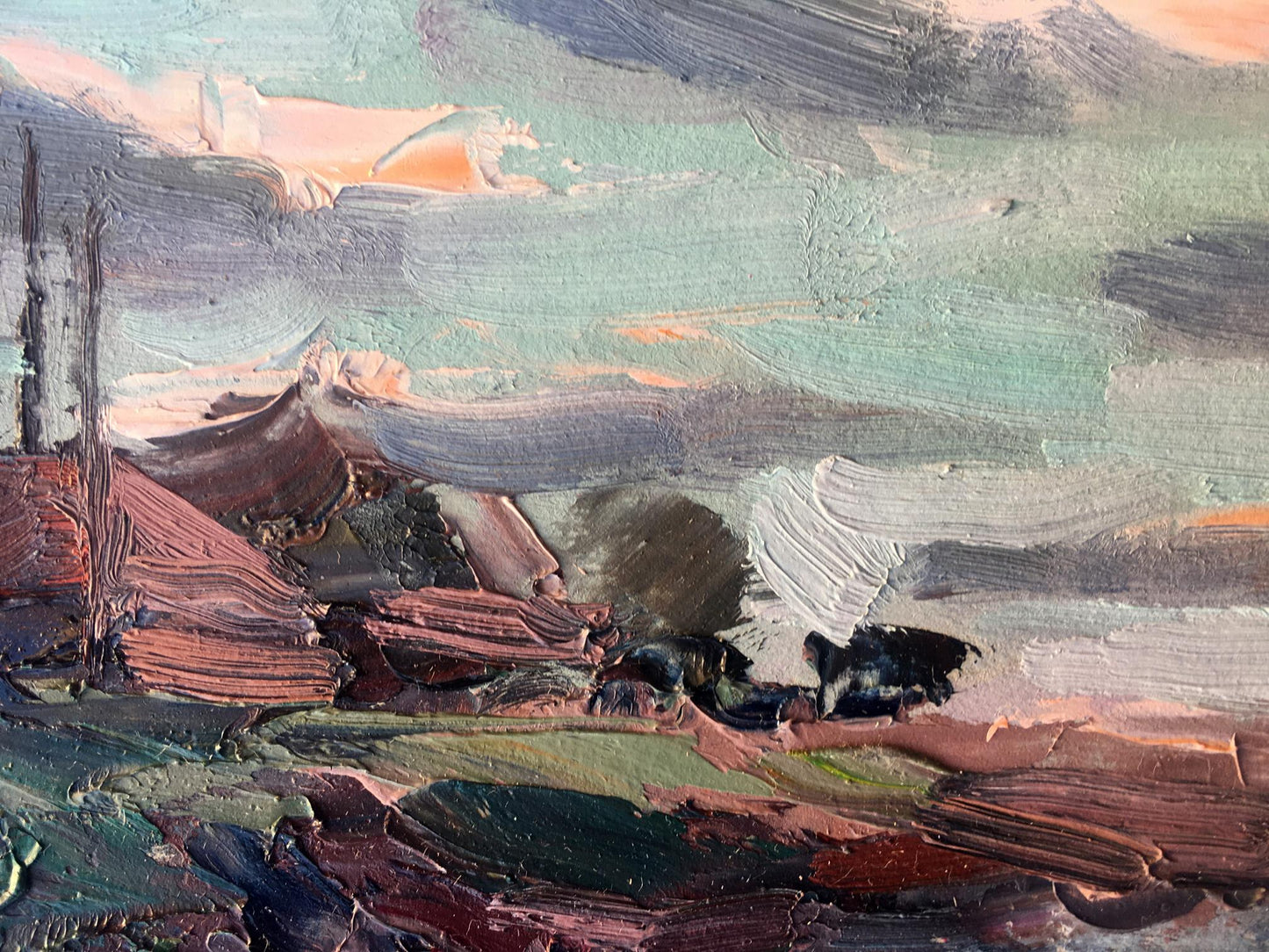 Oil painting sea Landscape