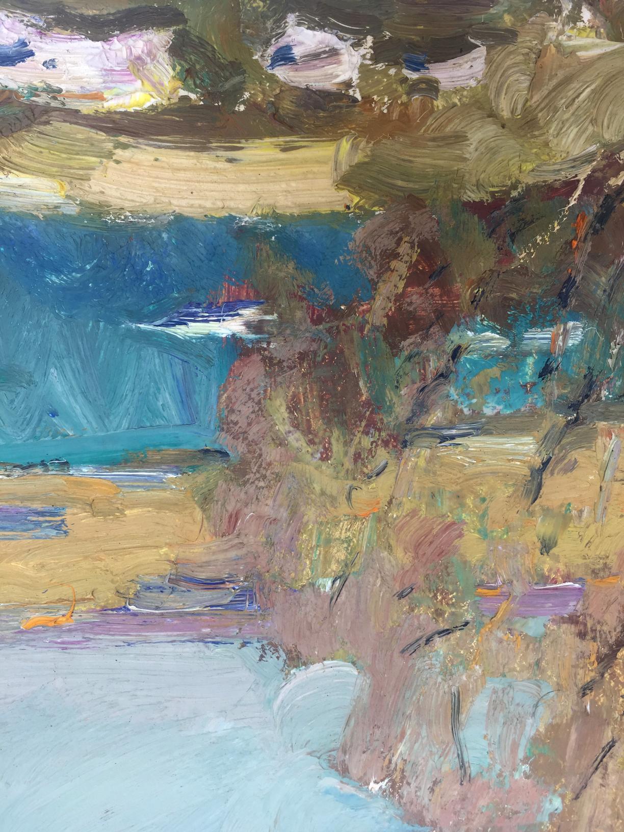 Oil painting River Viktor Grigor'yevich Sevast'yanov