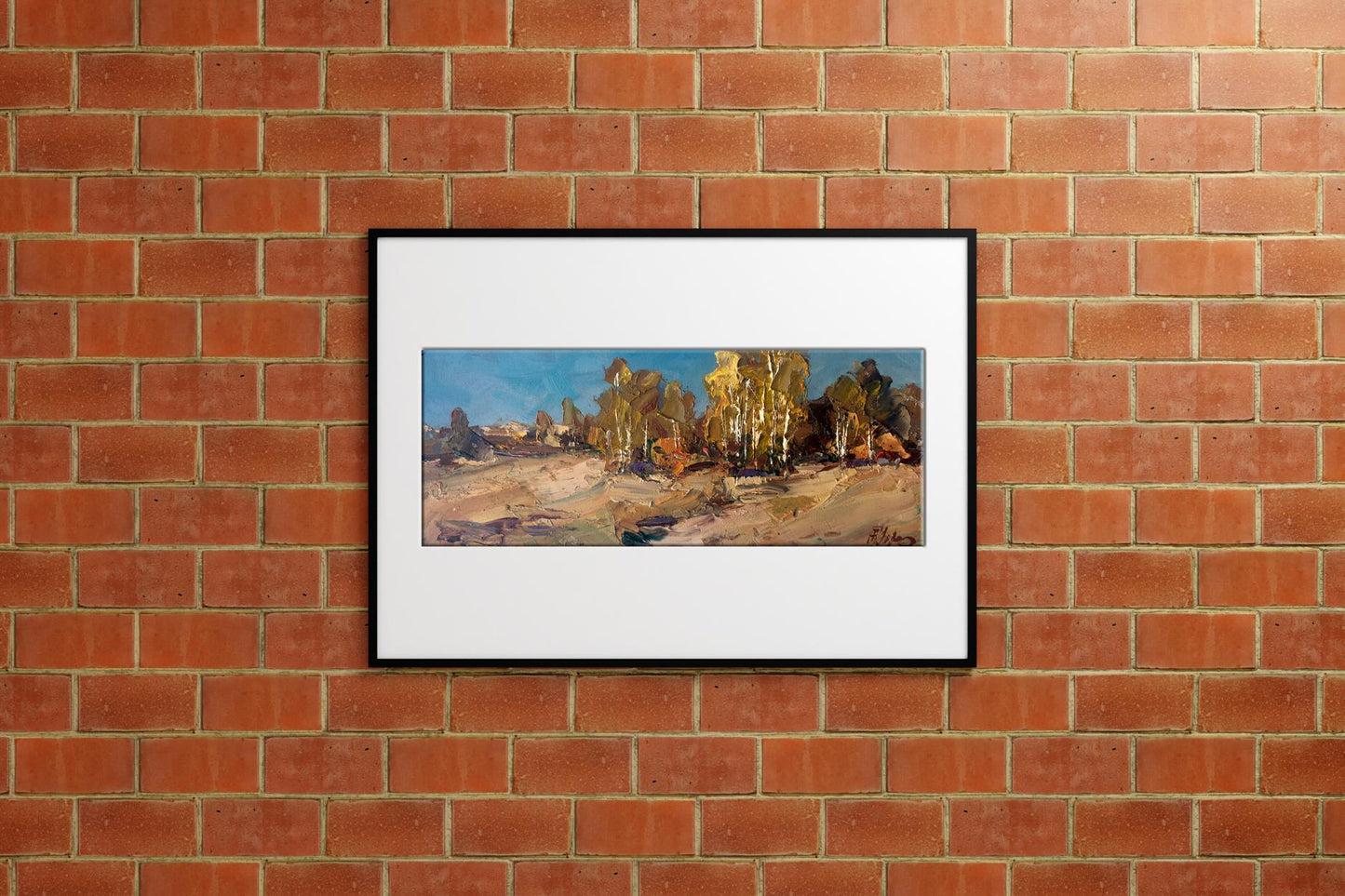 Oil painting Autumn