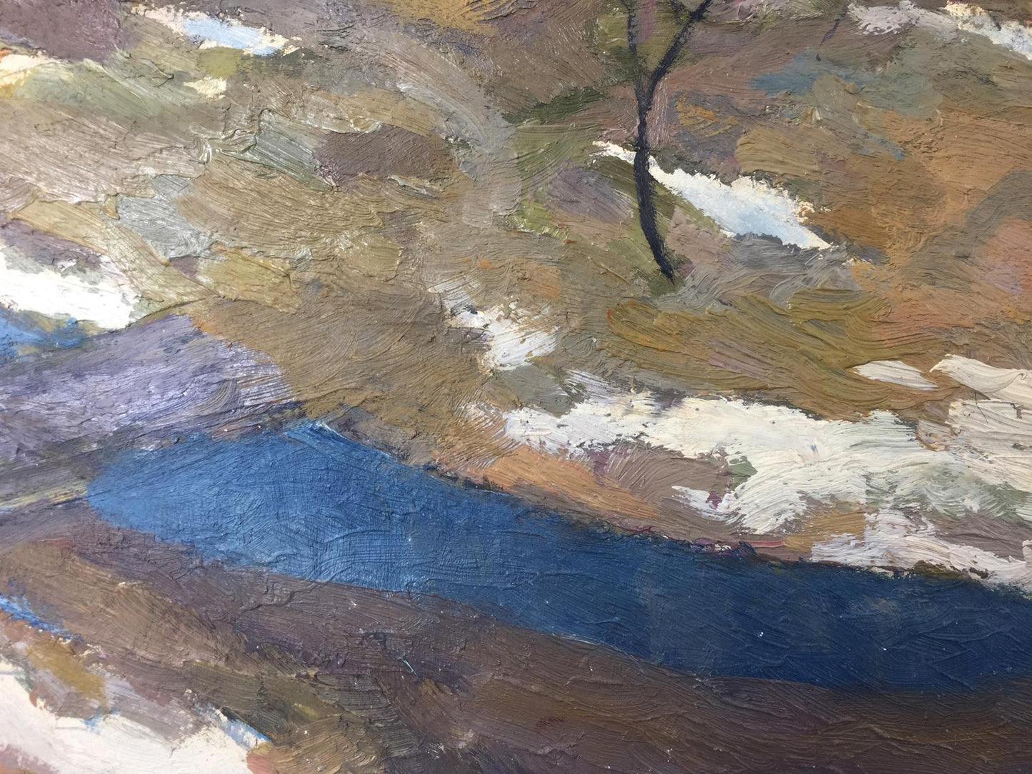 Oil painting Music of autumn