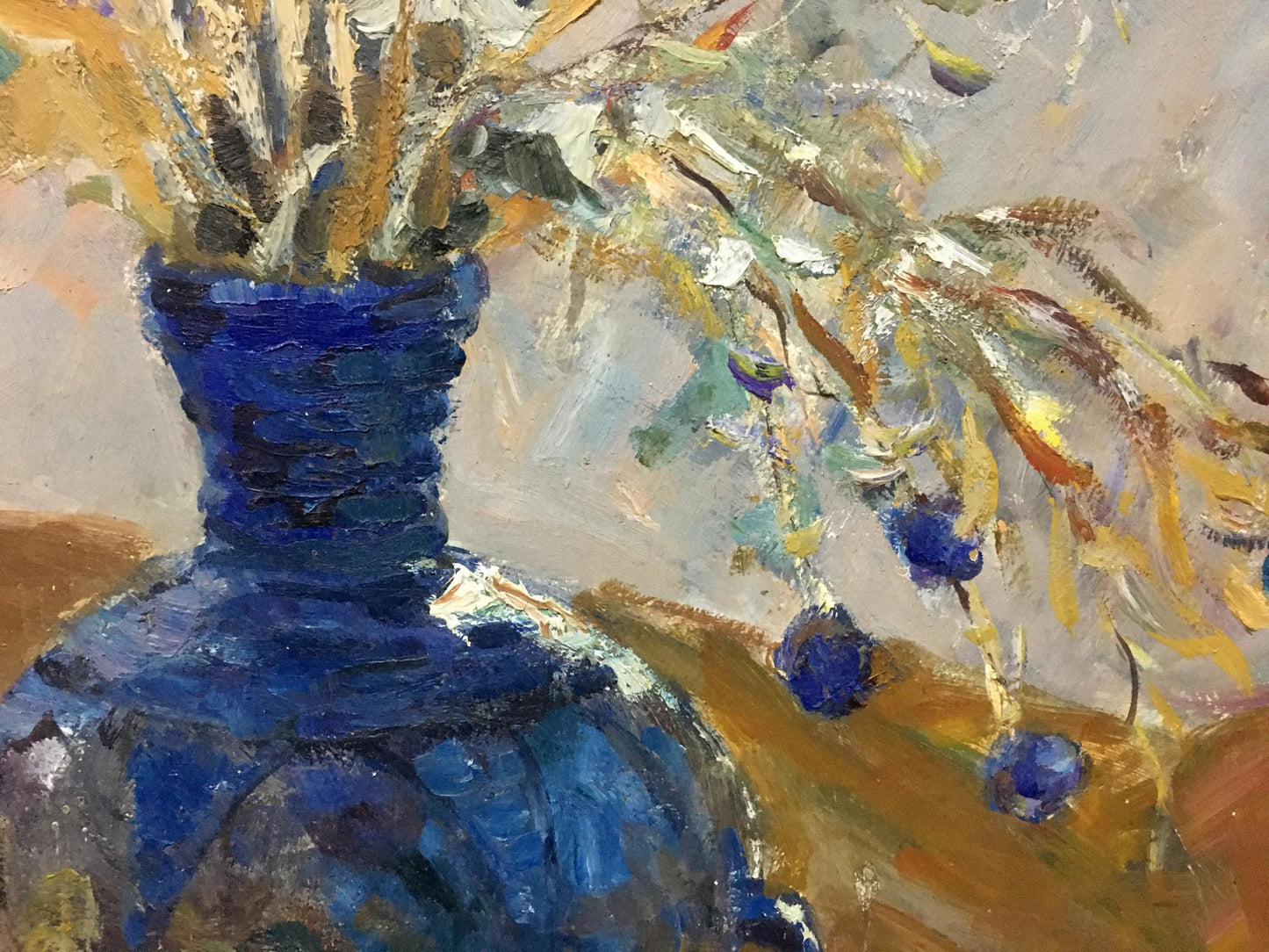 Oil painting Crimean bouquet Mirel Yakovlevna Shaginyan