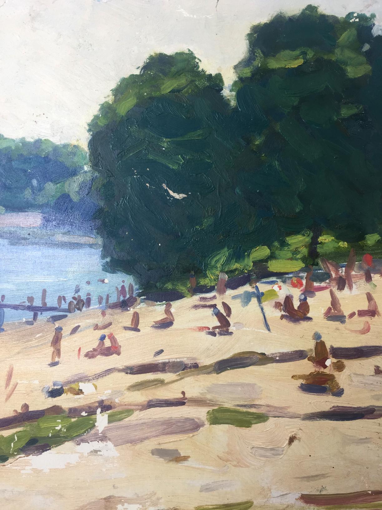 Oil painting Rest zone original picture painter