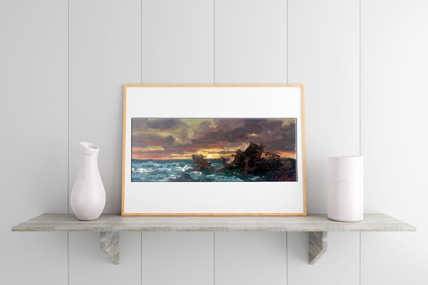 Oil painting Storm