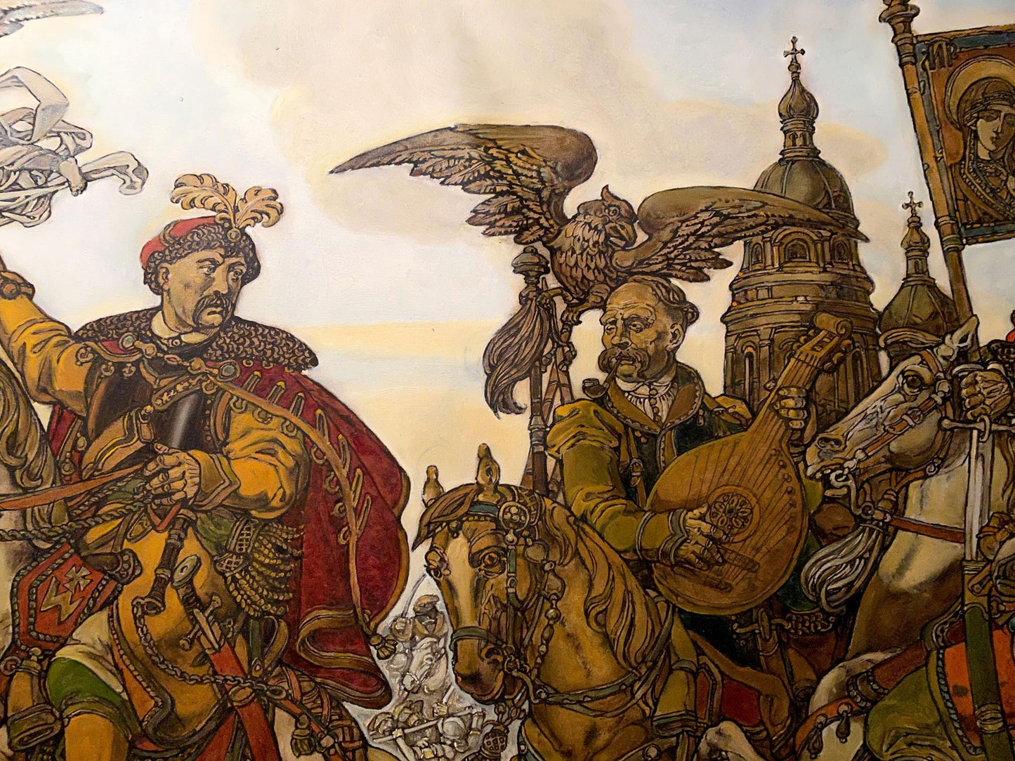 Oil painting Bogdan's triumph Litvinov Oleg Arkad'yevich