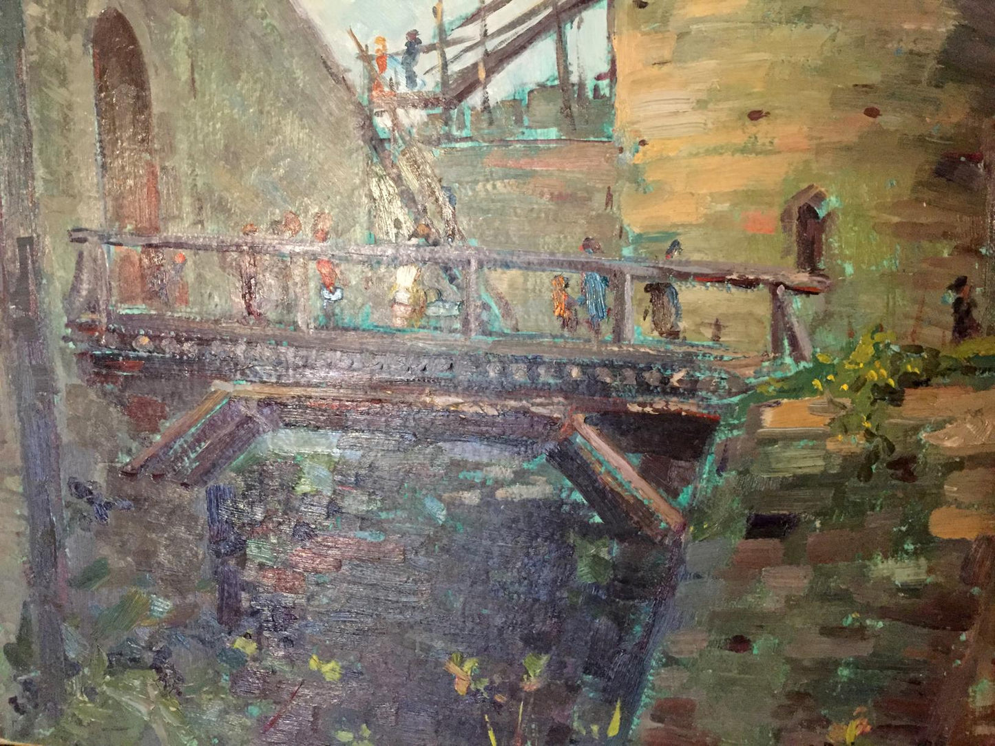 Oil painting Castle Pobivanets Grigory Danilovich