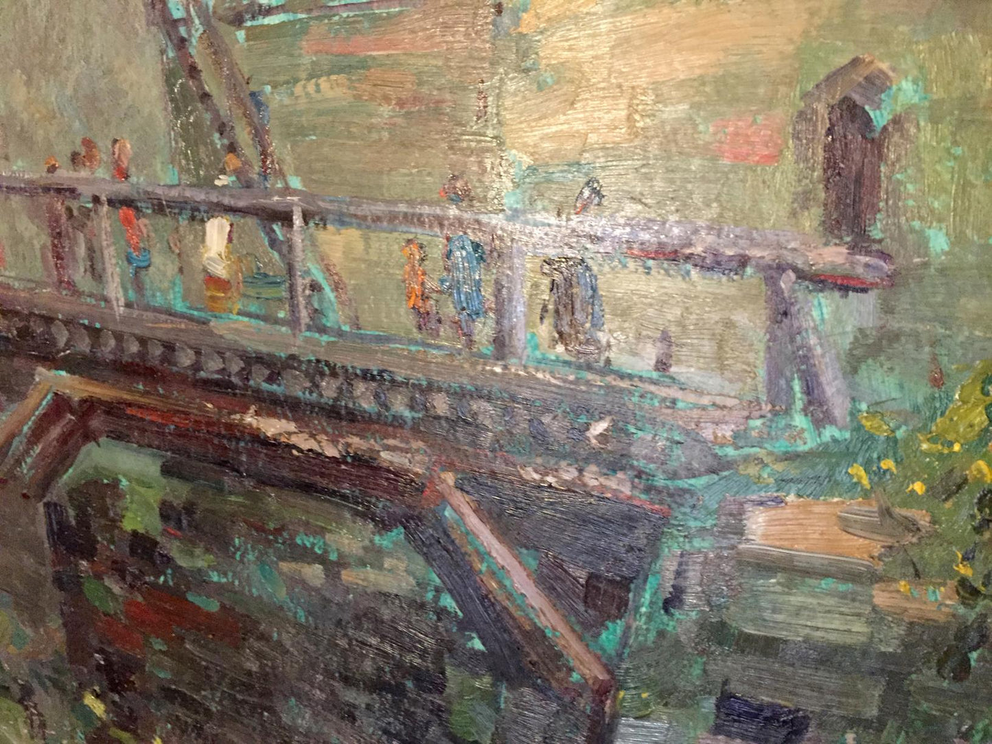 Oil painting Castle Pobivanets Grigory Danilovich