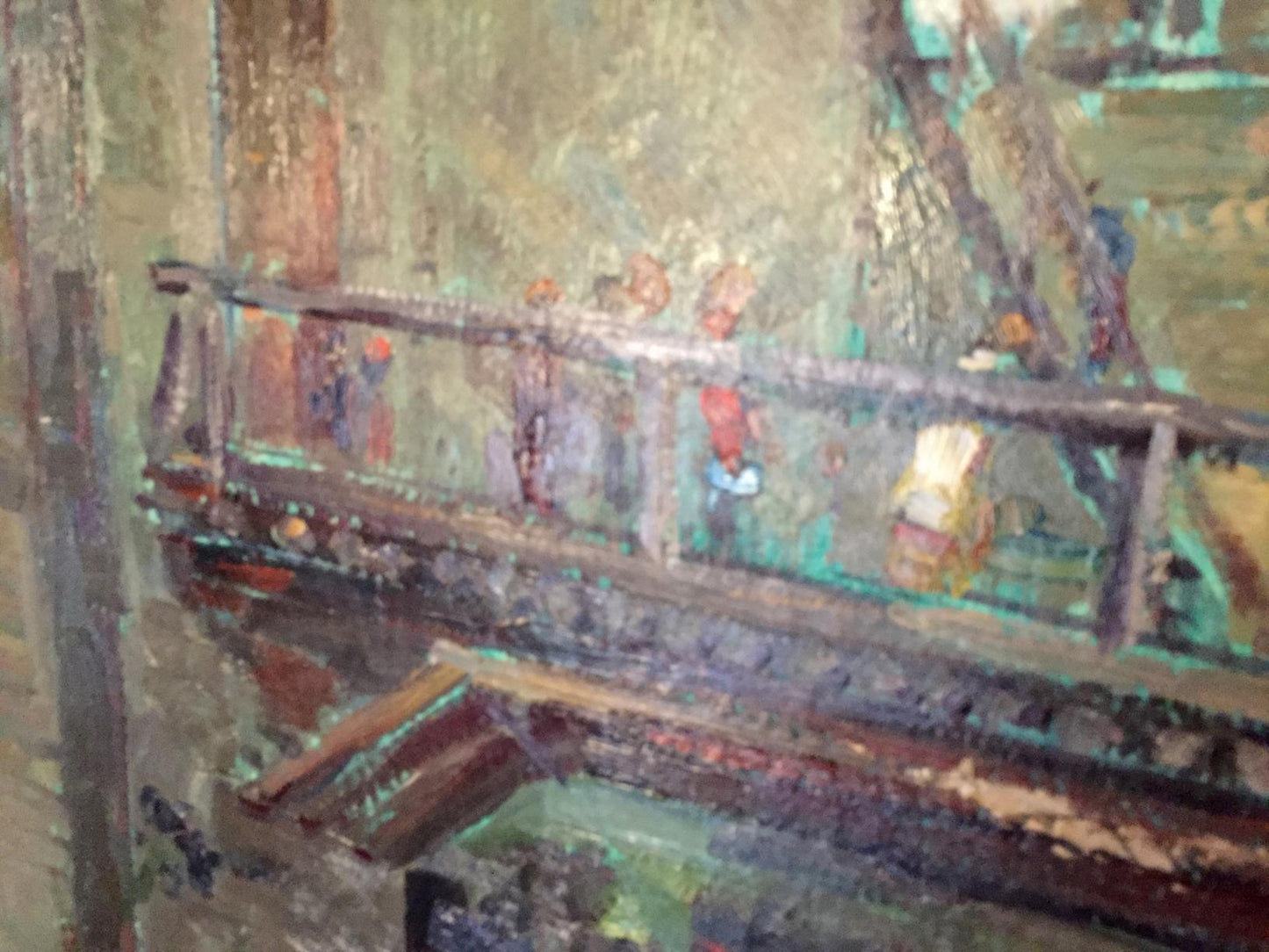Oil painting Castle Pobivanets Grigory Danilovich
