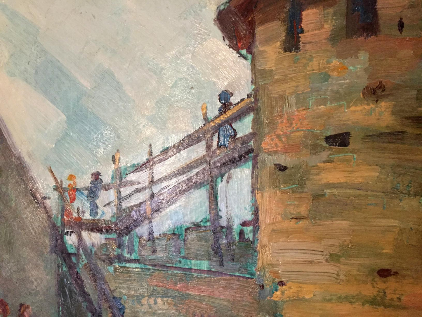 Oil painting Castle Pobivanets Grigory Danilovich