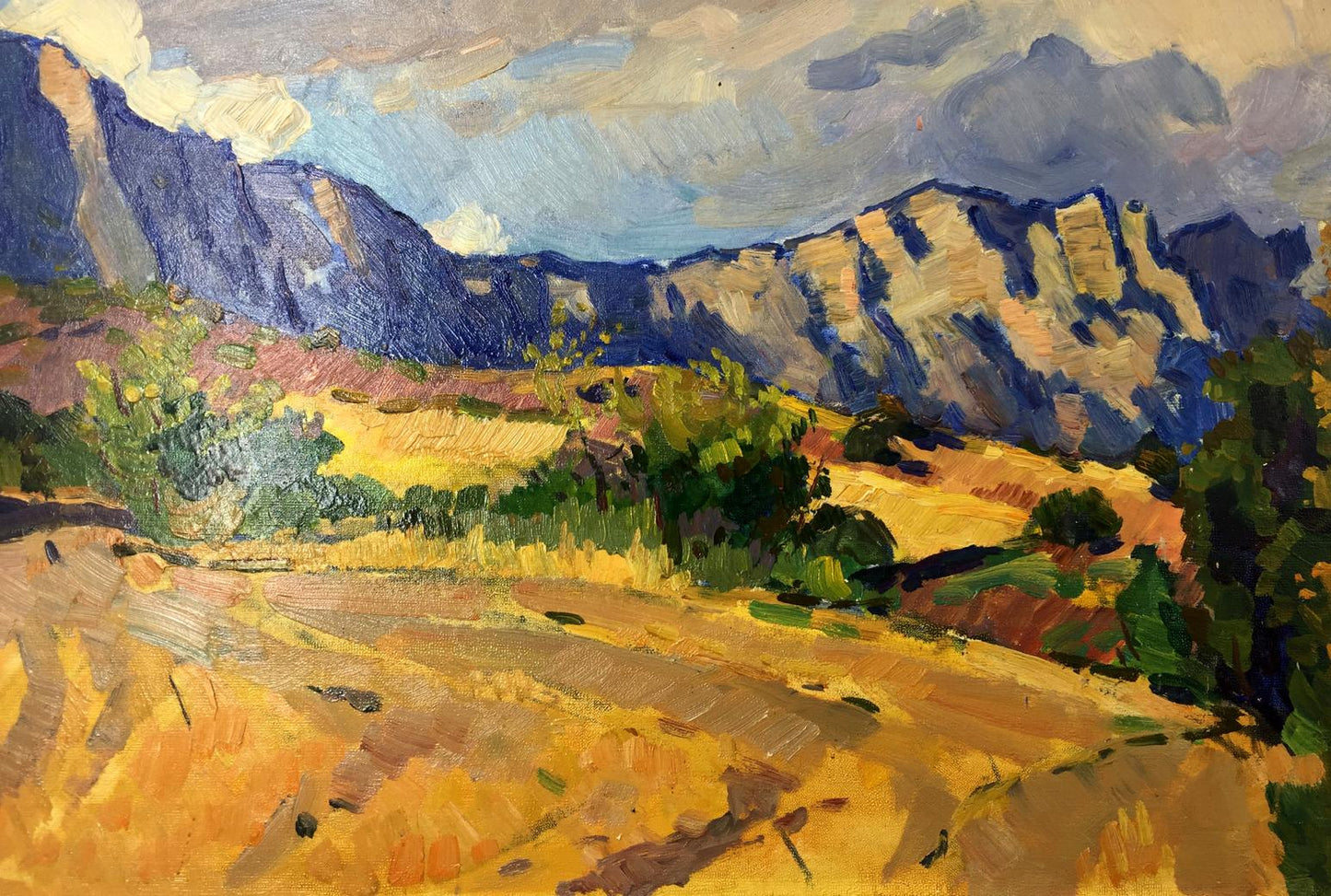 Oil painting The mountains Gomol'skiy G. S.