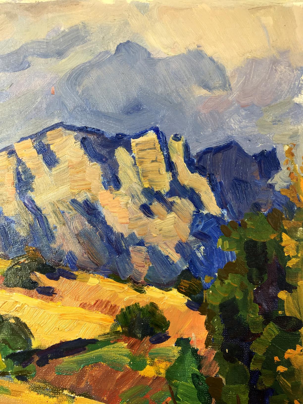 Oil painting The mountains Gomol'skiy G. S.