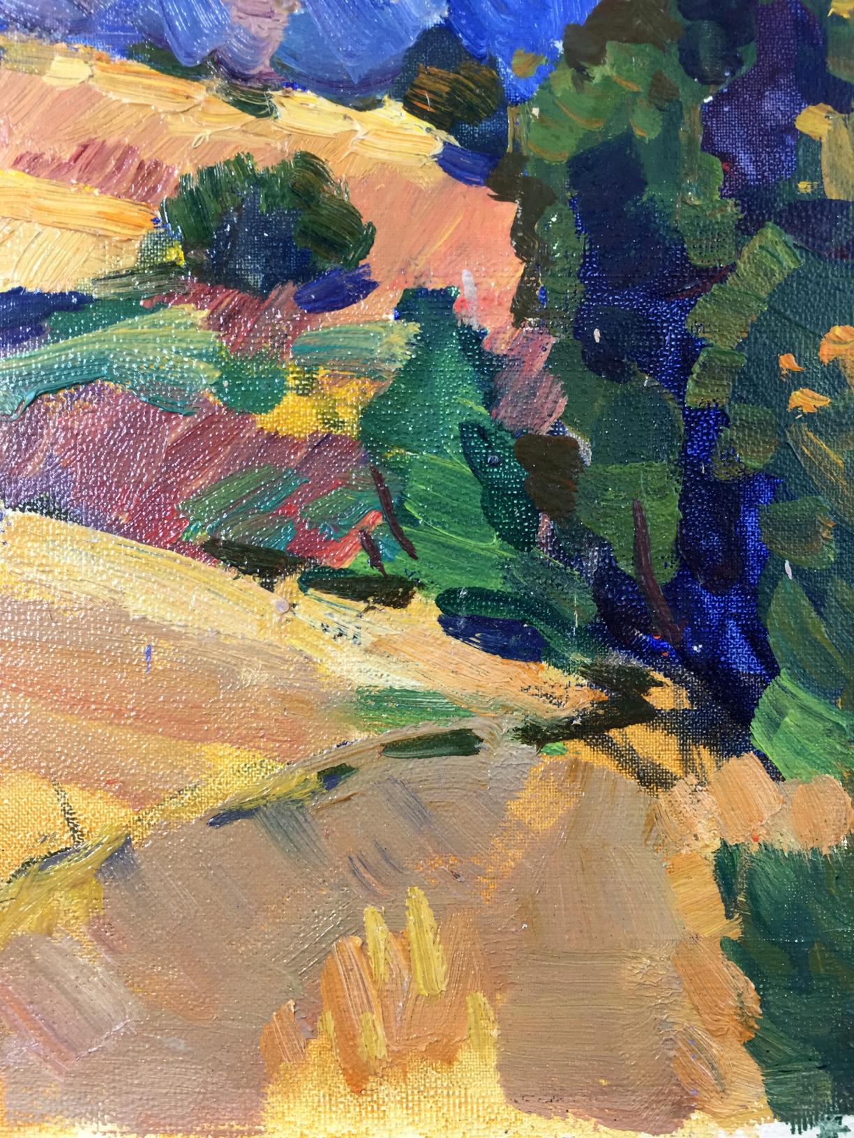 Oil painting The mountains Gomol'skiy G. S.