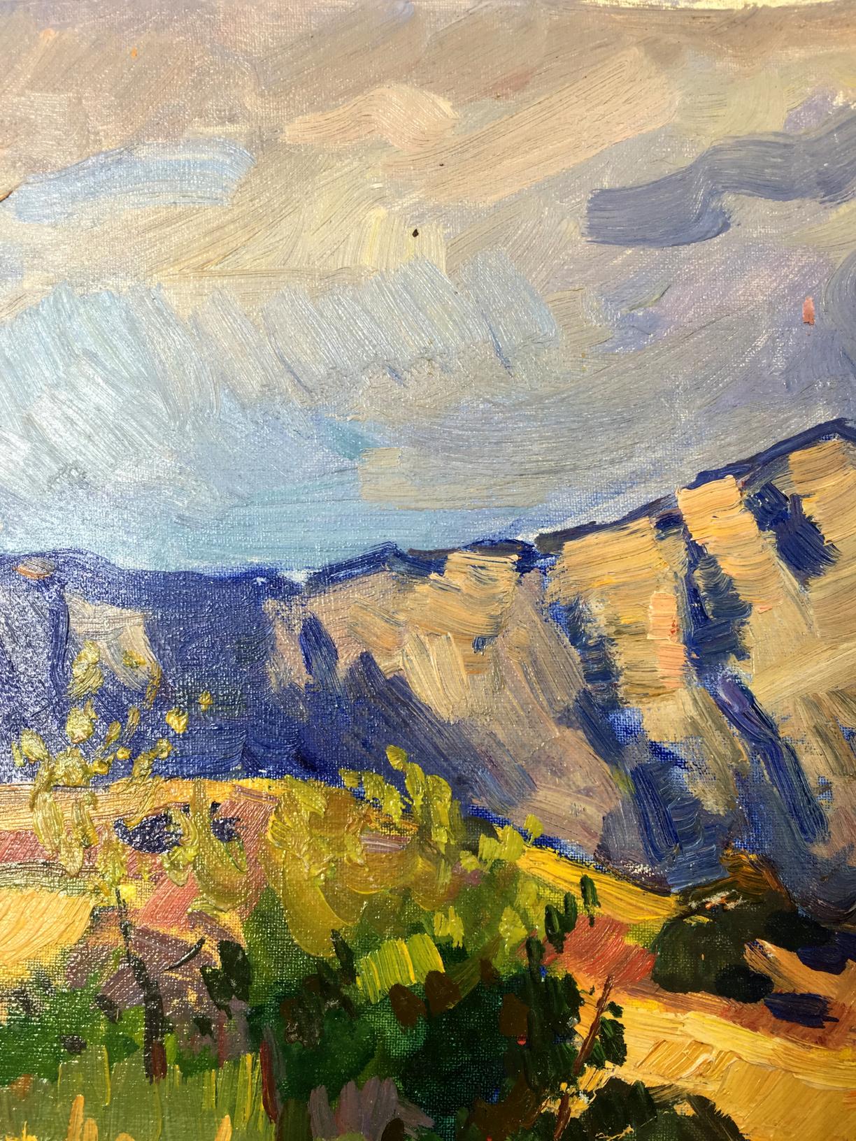 Oil painting The mountains Gomol'skiy G. S.