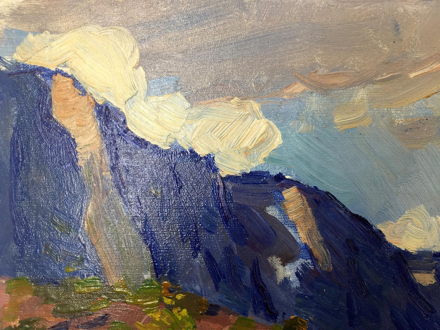 Oil painting The mountains Gomol'skiy G. S.
