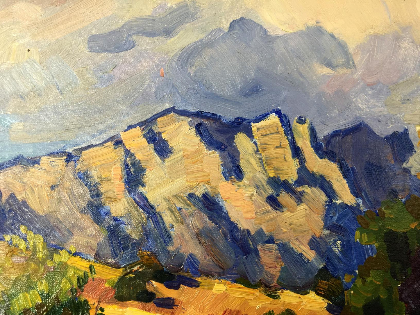 Oil painting The mountains Gomol'skiy G. S.