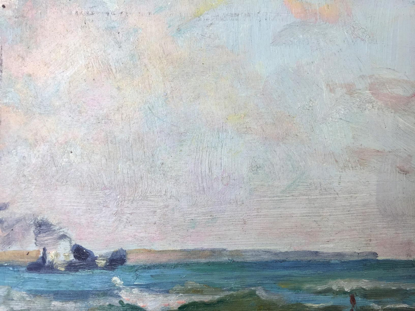 Oil painting Sea holiday Bespalov (Bezpalov) Ivan Nikolaevich