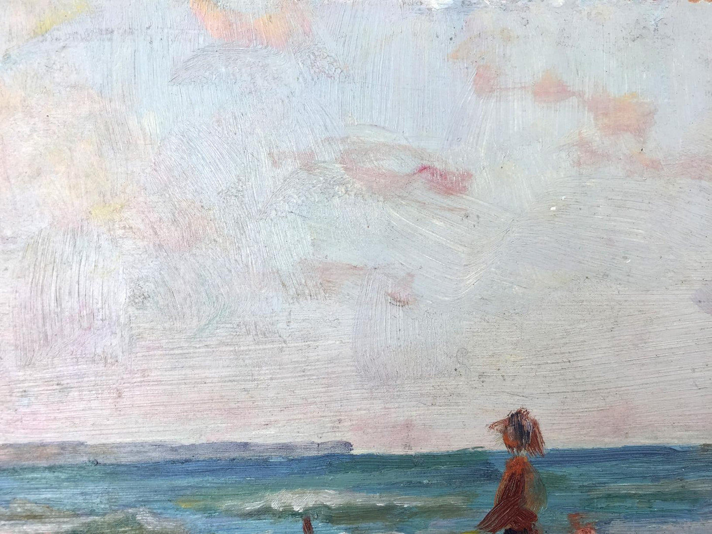 Oil painting Sea holiday Bespalov (Bezpalov) Ivan Nikolaevich