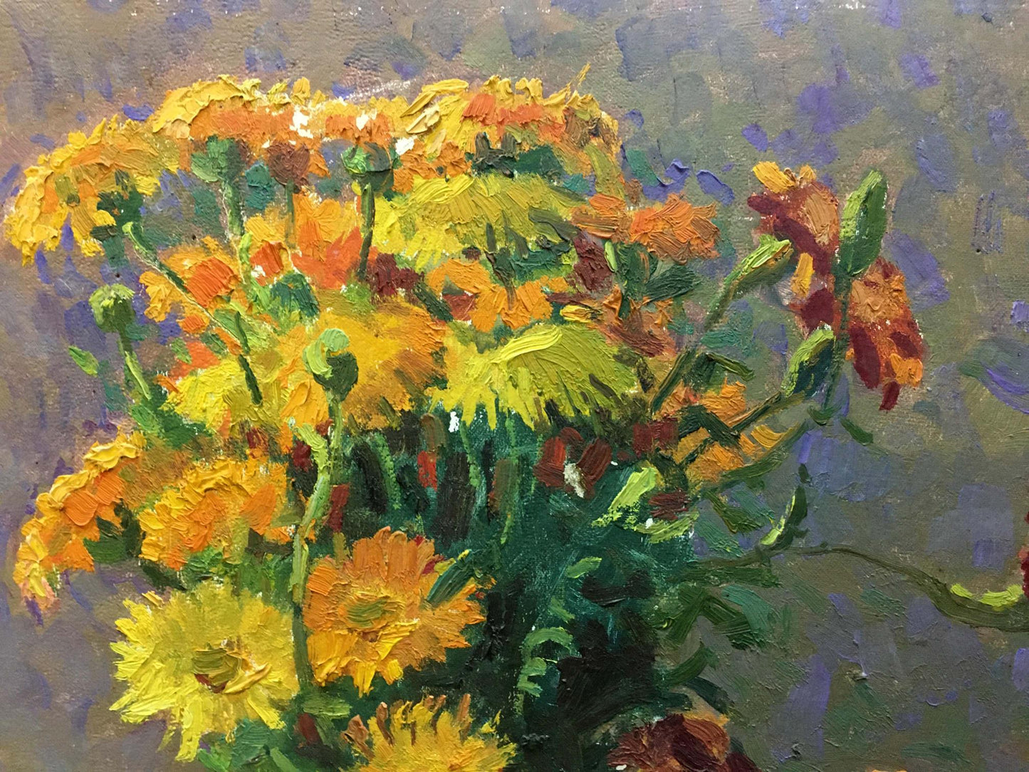 Oil painting Daisies Kozik Victor Georgievich