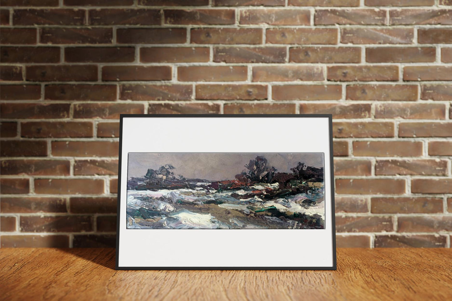 Oil painting Frosts