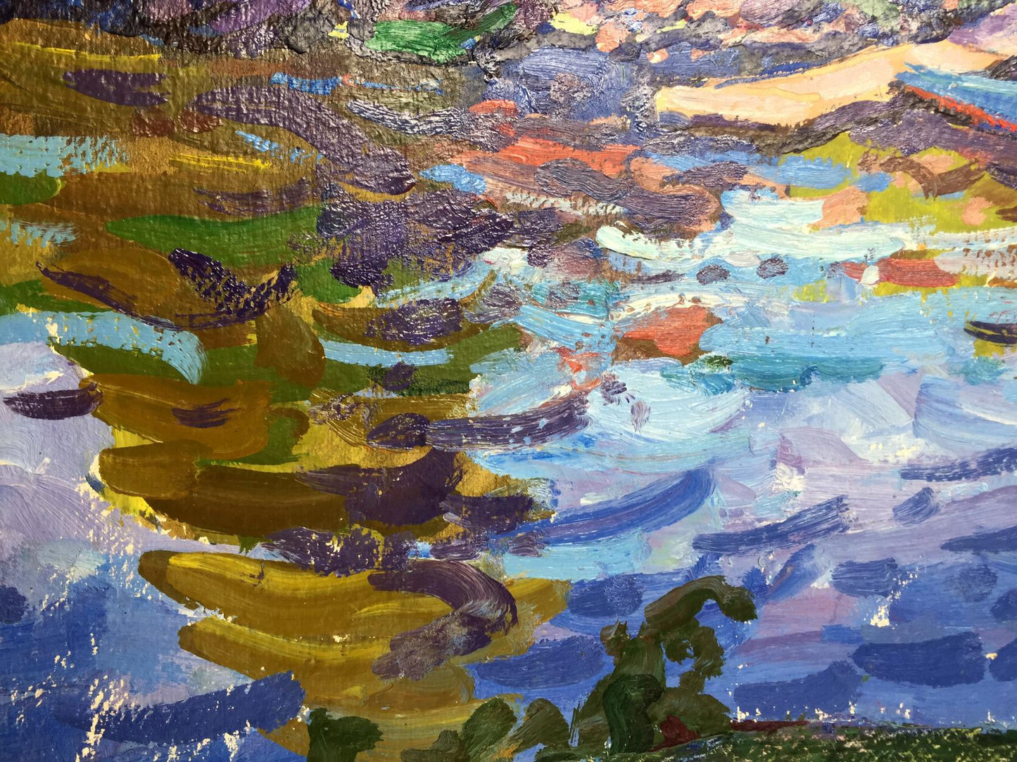 Oil painting Hills Leninsky Ruban Grigory Savelyevich