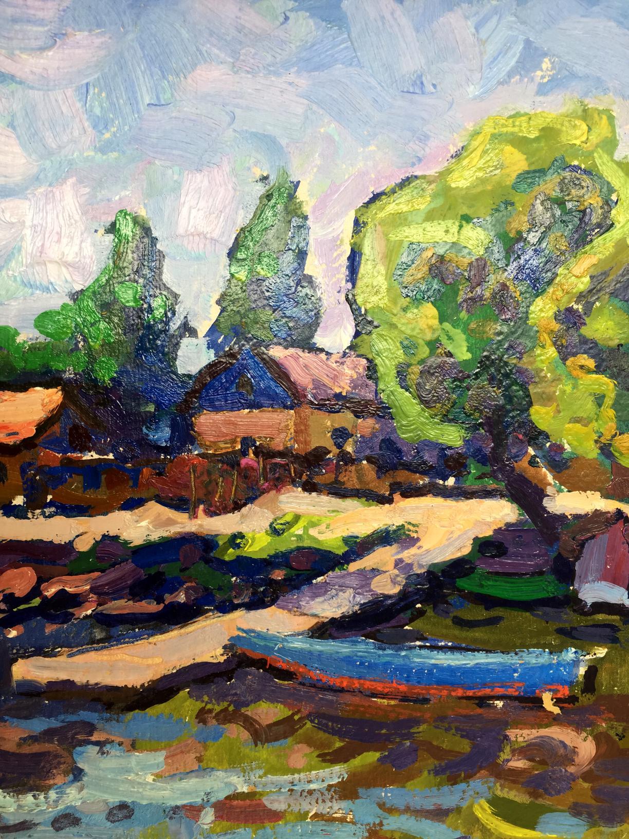 Oil painting Hills Leninsky Ruban Grigory Savelyevich