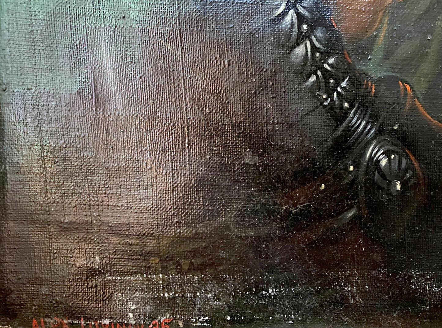Oil painting Crown of Thorns Alexander Arkadievich Litvinov