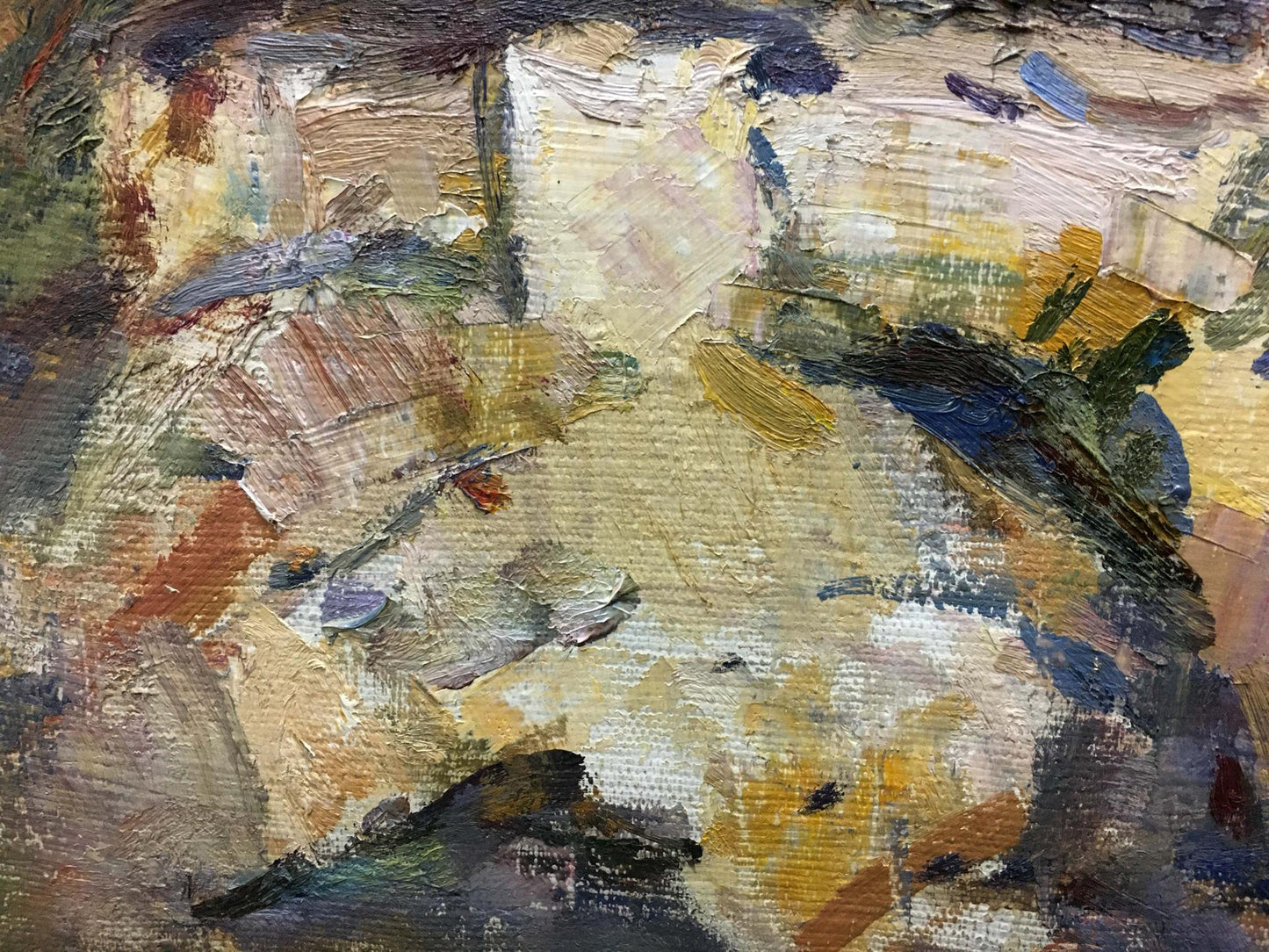 Oil painting Cliffs Sokolov Vladimir Alexandrovich