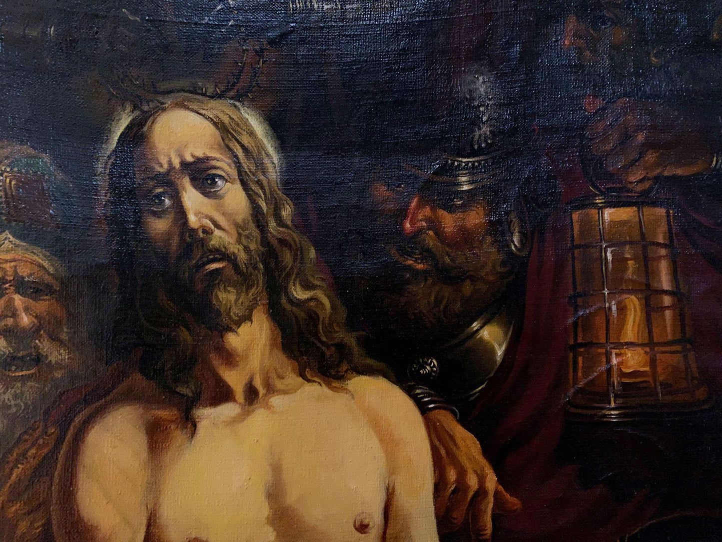 Oil painting Crown of Thorns Alexander Arkadievich Litvinov