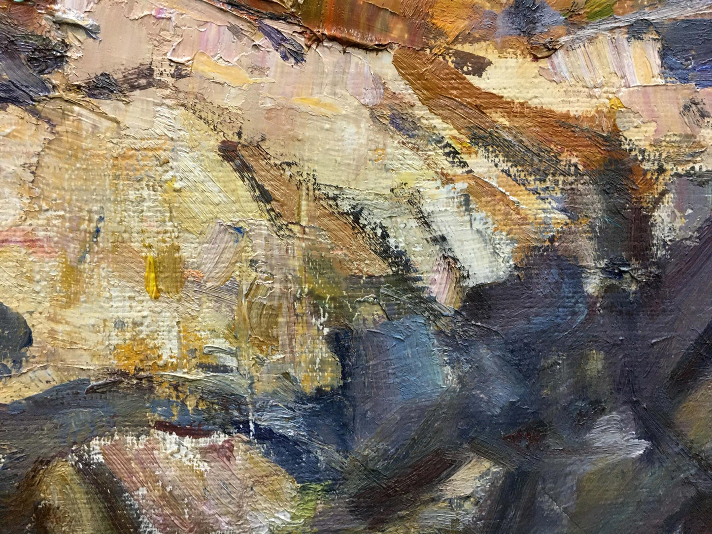 Oil painting Cliffs Sokolov Vladimir Alexandrovich