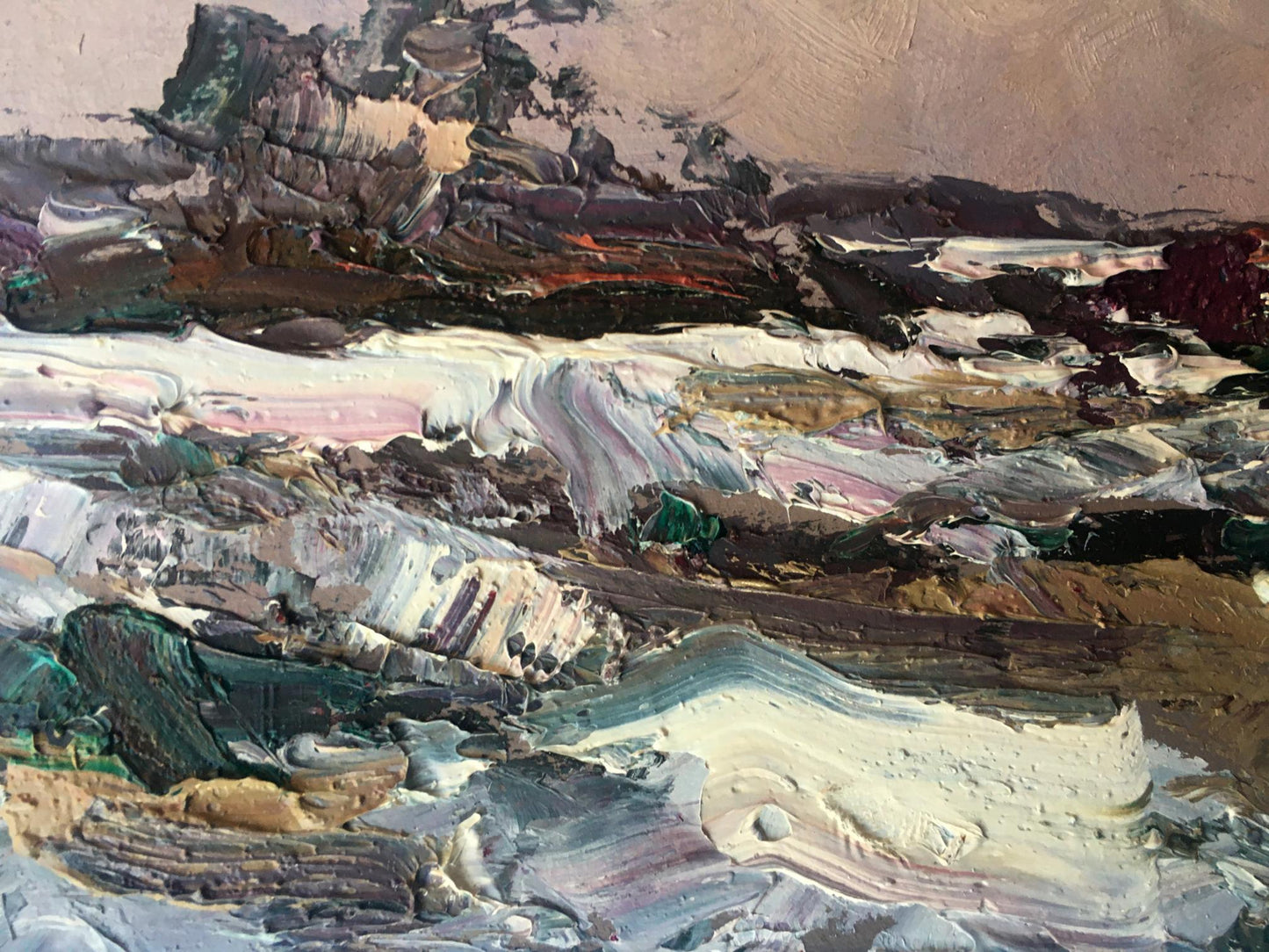 Winter Village landscape