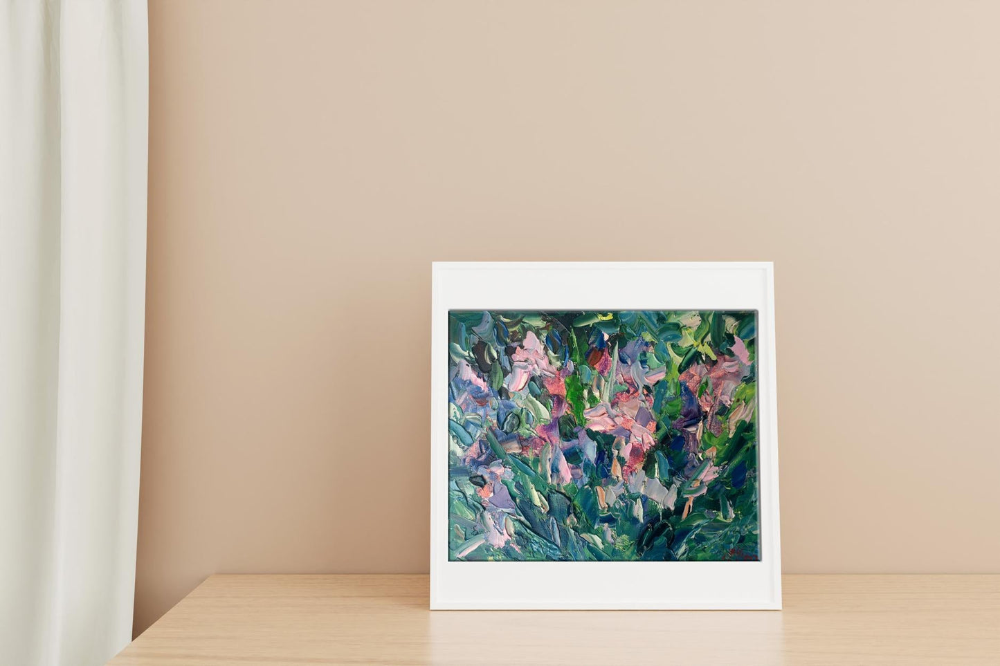 Abstract oil painting