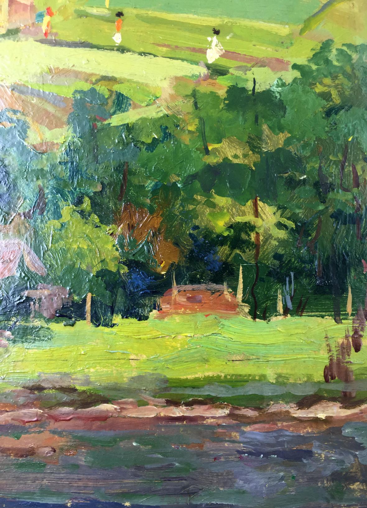 Oil painting Summer Morozov Leonid Arkhipovich