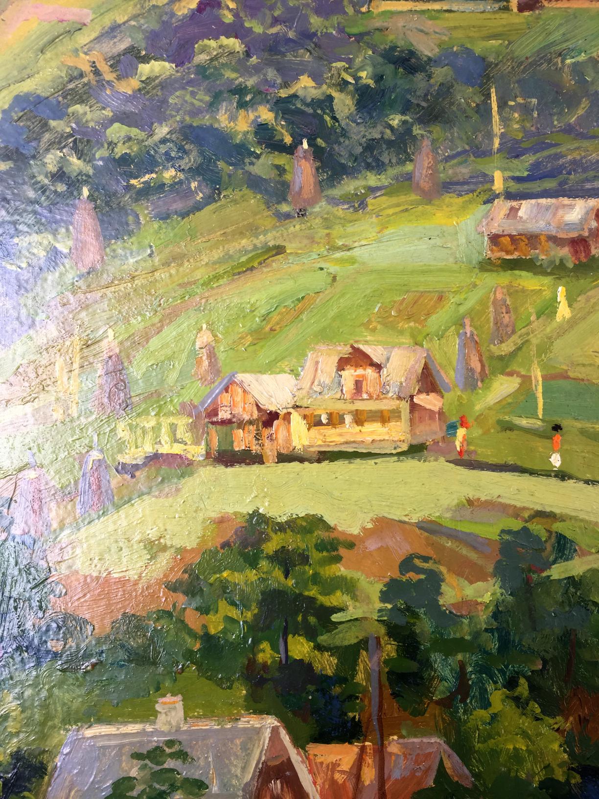 Oil painting Summer Morozov Leonid Arkhipovich