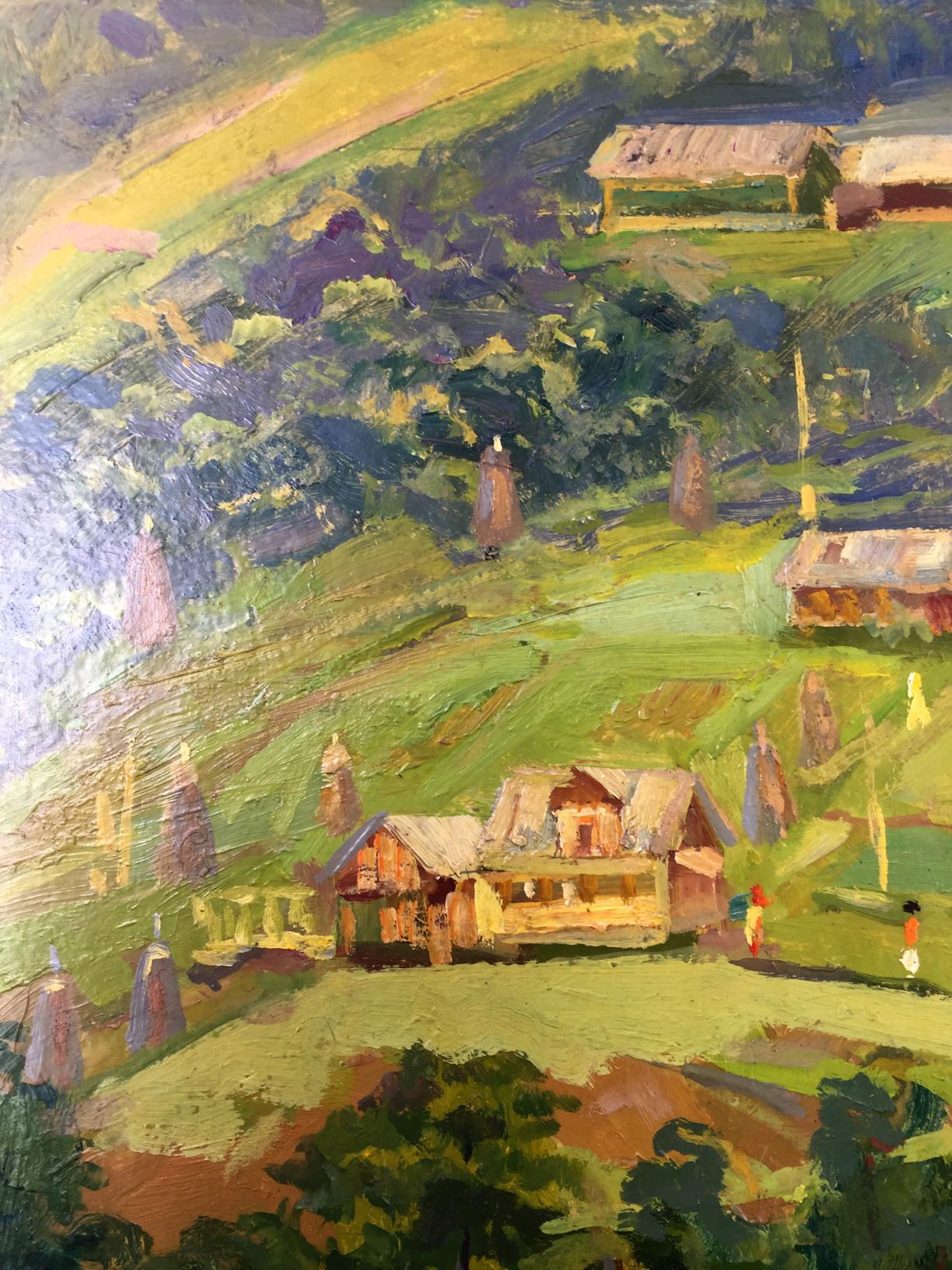Oil painting Summer Morozov Leonid Arkhipovich