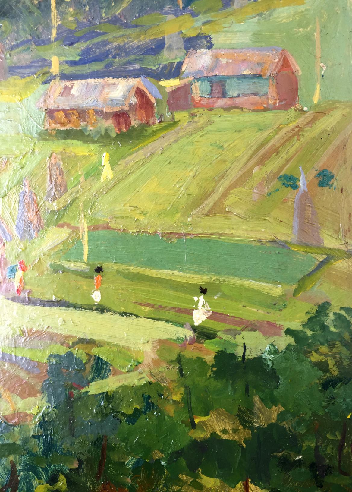 Oil painting Summer Morozov Leonid Arkhipovich