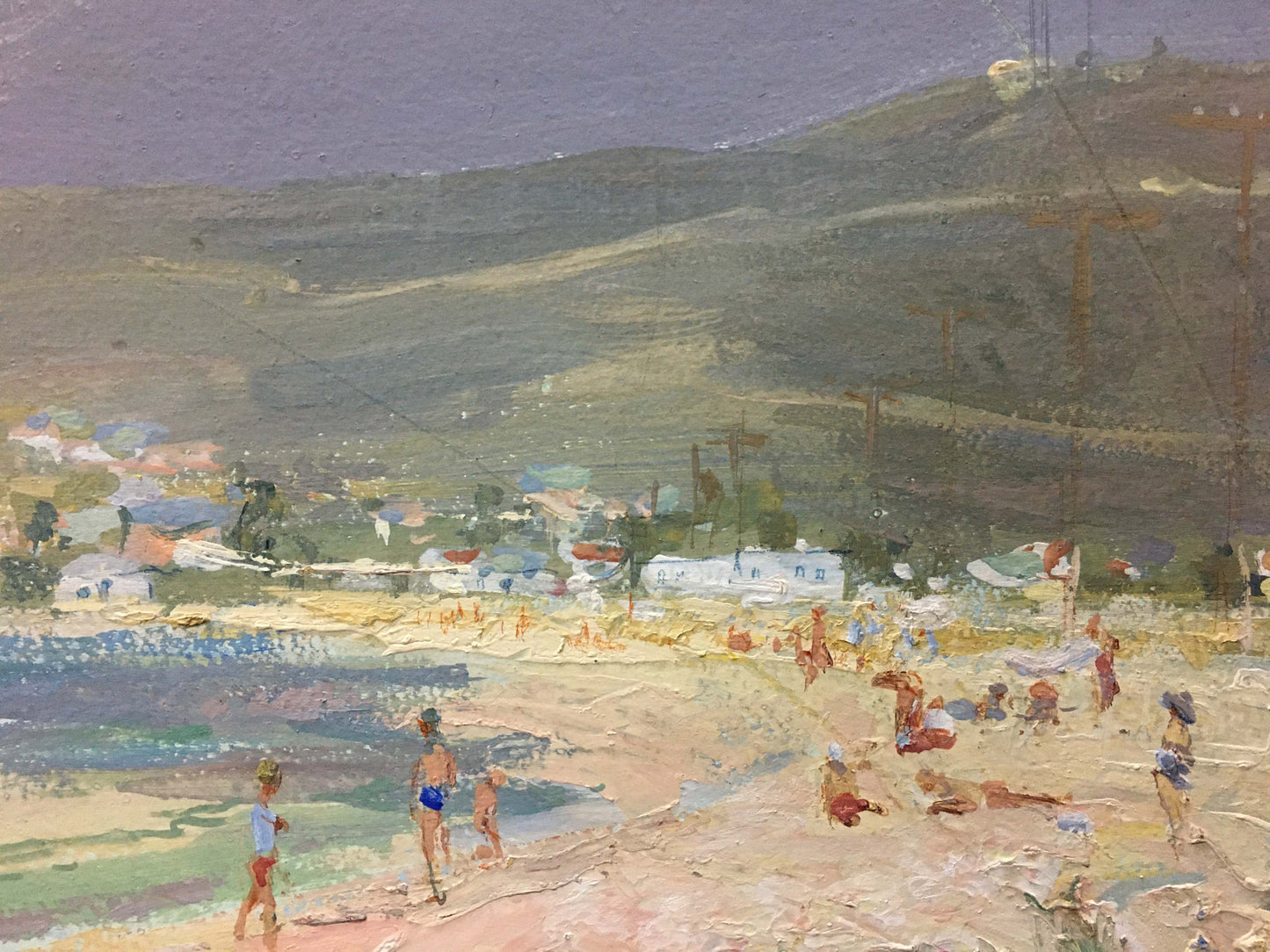 Oil painting On the beach Sulimenko Petr Stepanovich