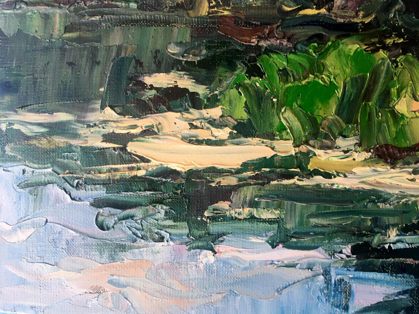 Oil painting Forest Nature Landscape