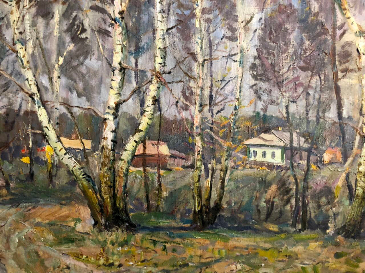 Oil painting Spring Snopok A.N.