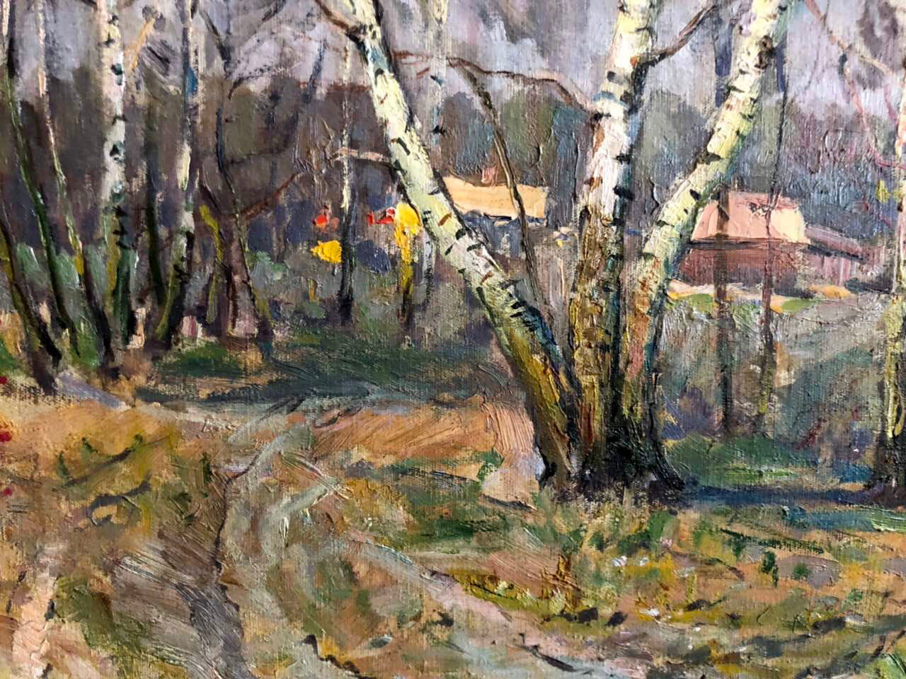 Oil painting Spring Snopok A.N.