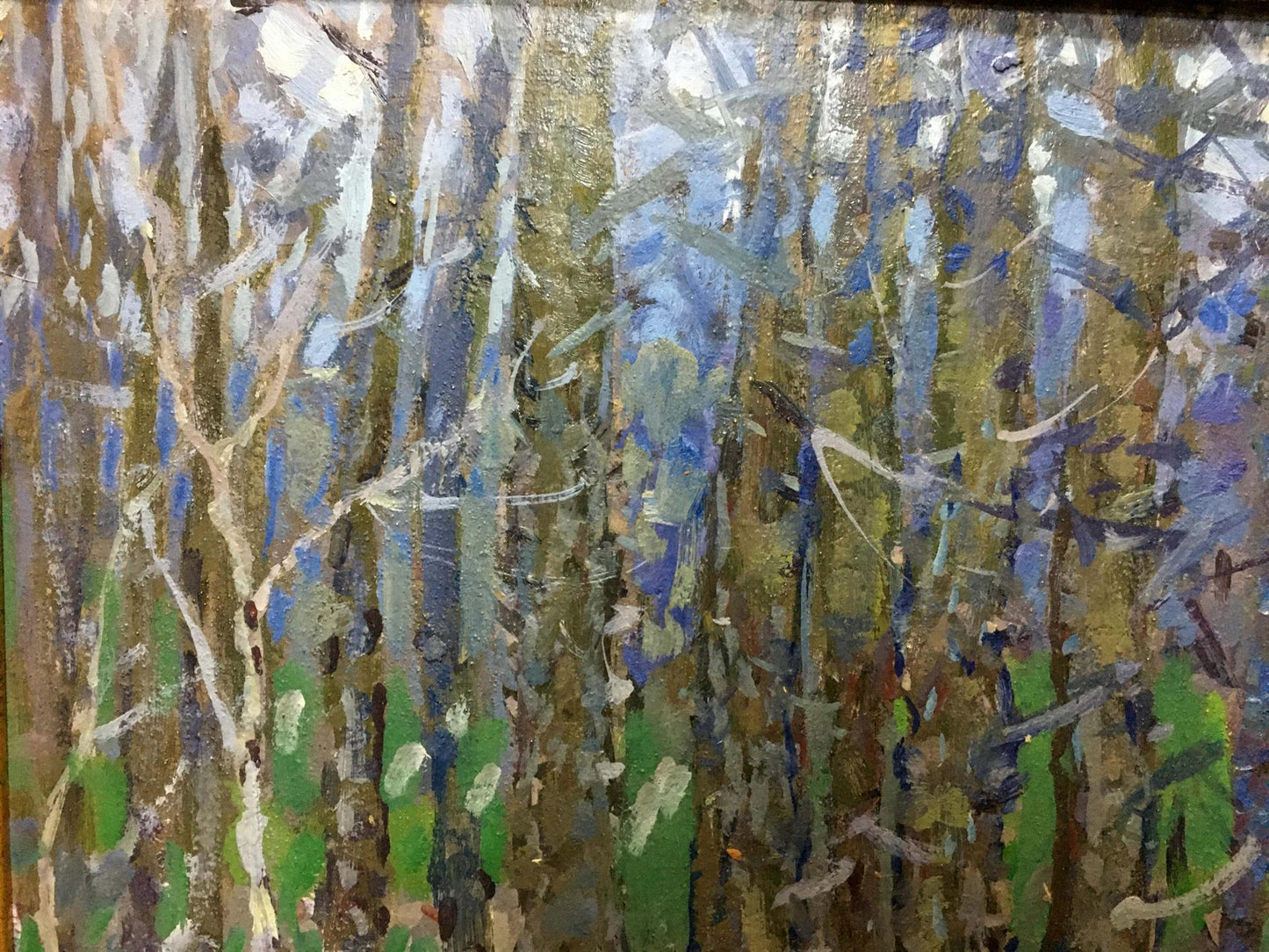 Oil painting In the woods Kolomoitsev Petr Mikhailovich
