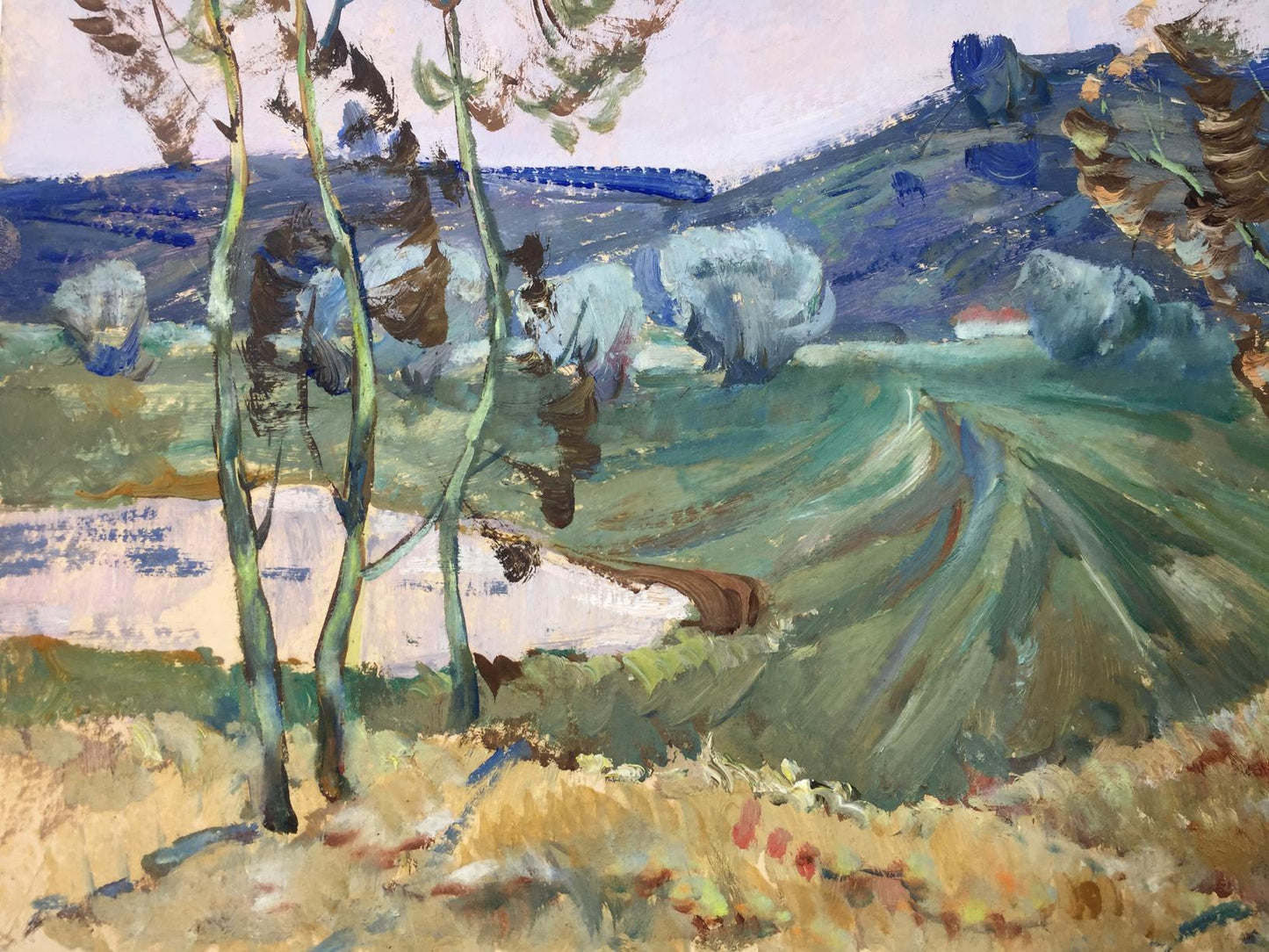 Oil painting Spring Deregus Marina Mikhailovna