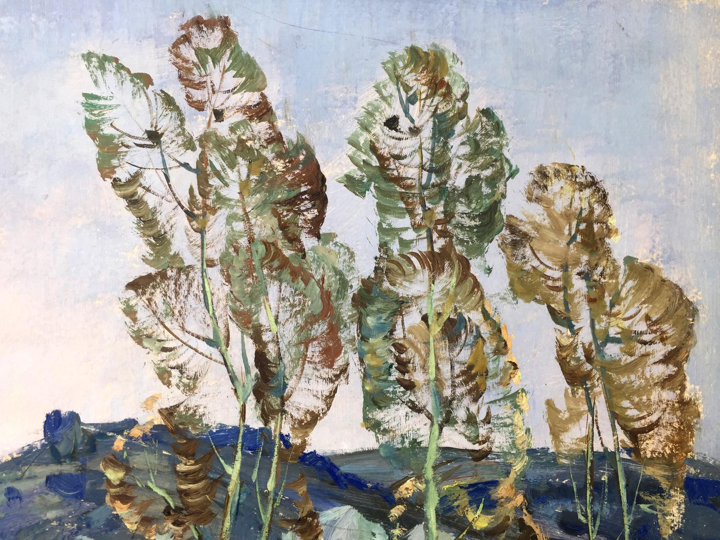 Oil painting Spring Deregus Marina Mikhailovna