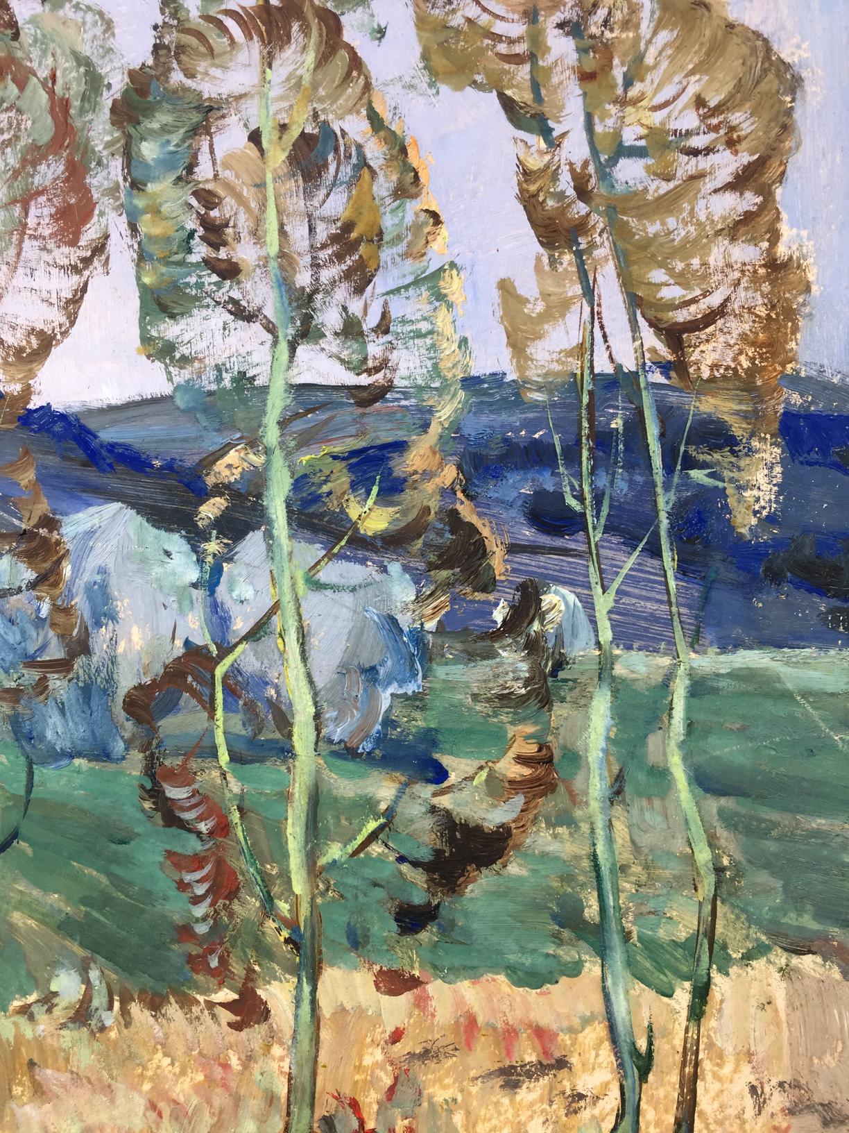 Oil painting Spring Deregus Marina Mikhailovna